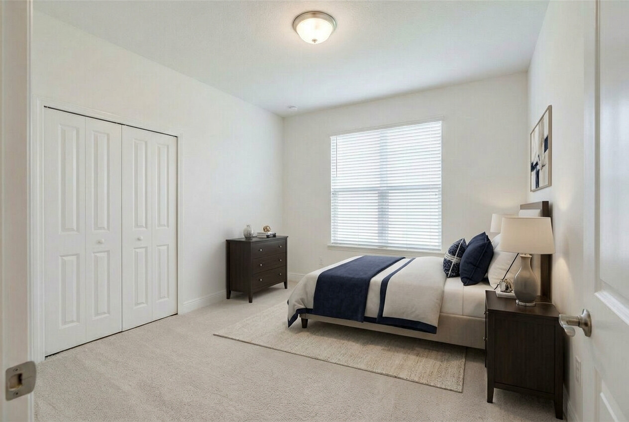 Bedroom after virtual staging