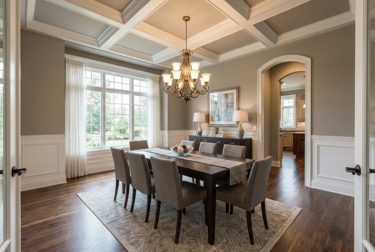 Virtually staged room showing the value of staging