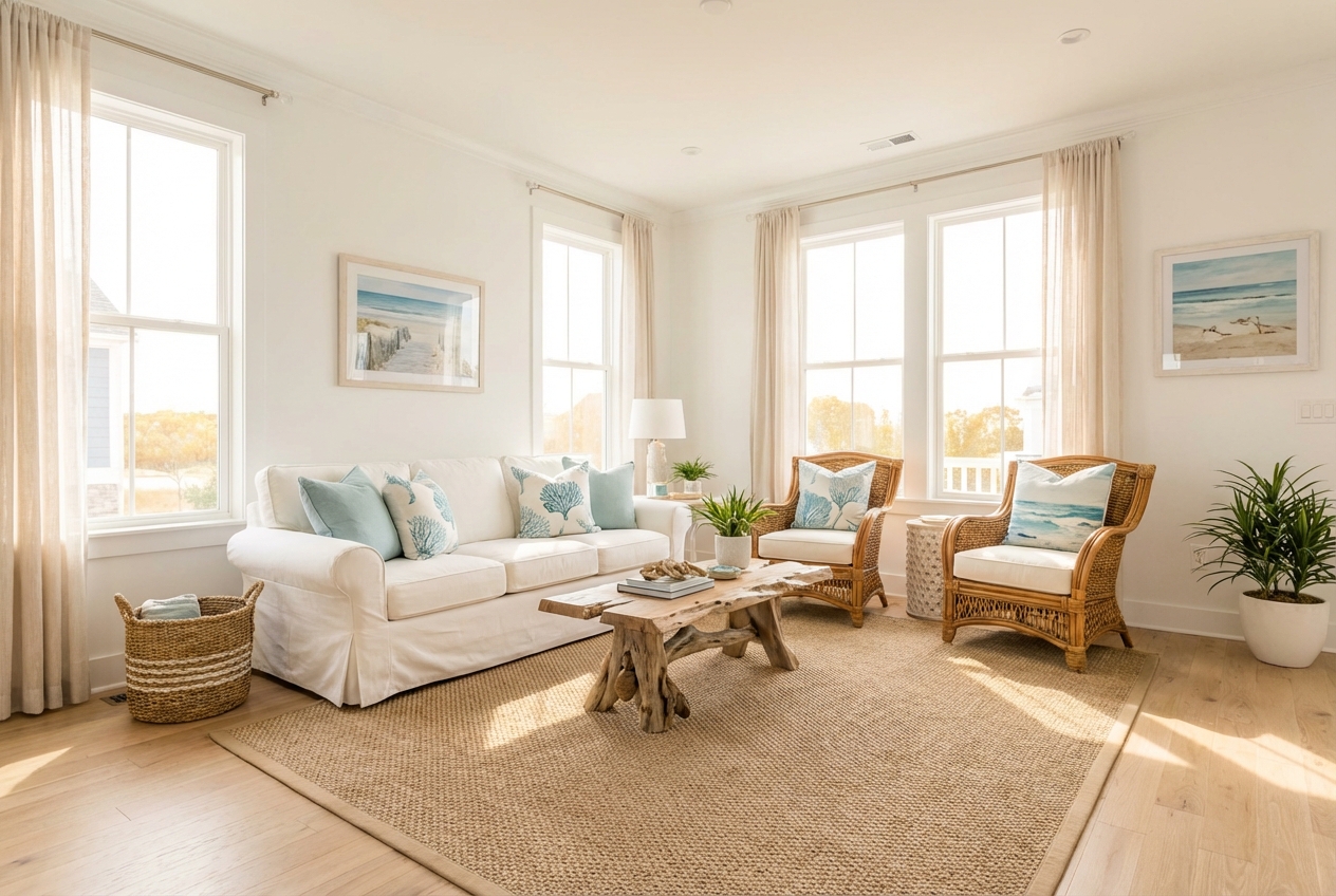 Coastal staging style