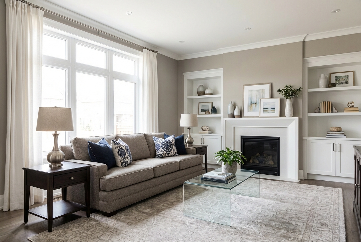 Transitional staging style